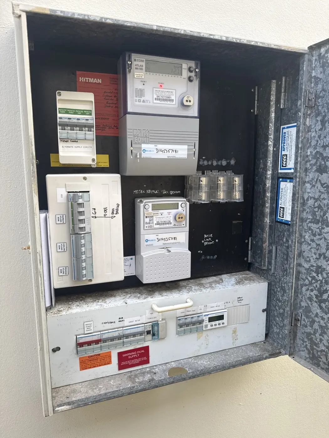 Switchboard upgrades installation by Enervia